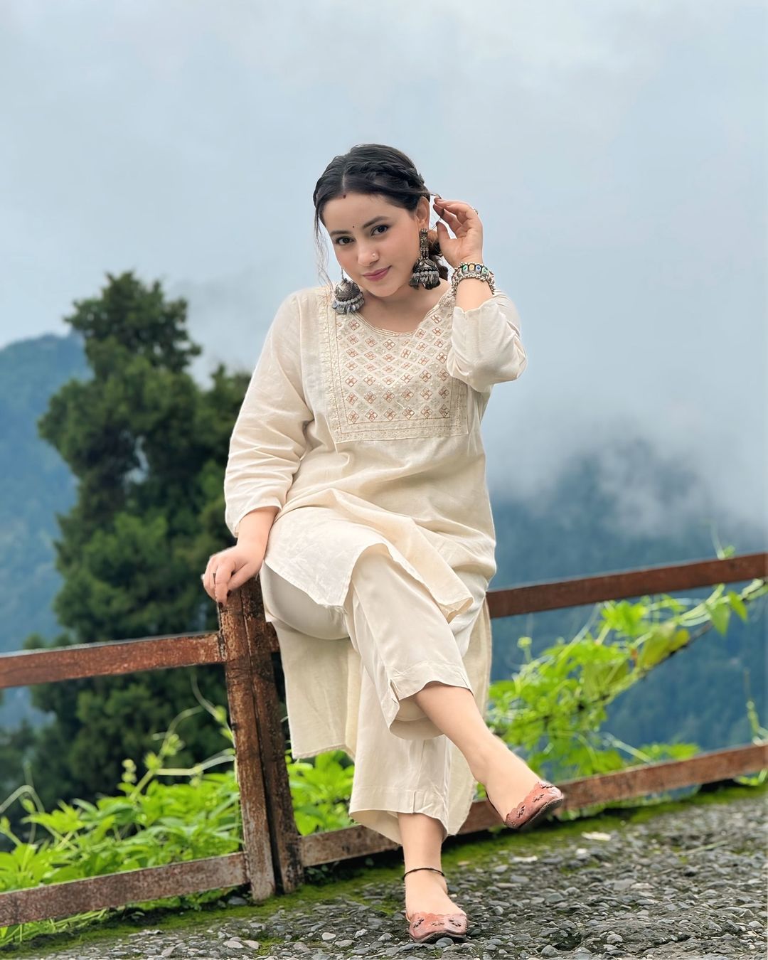 Chanderi Two Piece Set