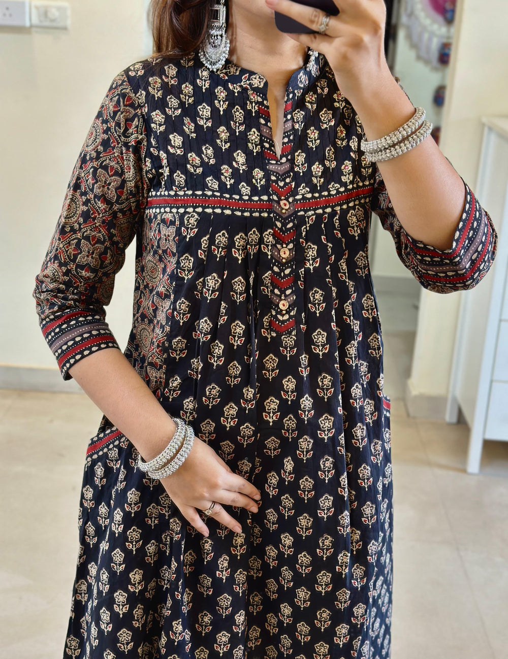 Blue  Kurta And Pant With Dupatta Set for Women's