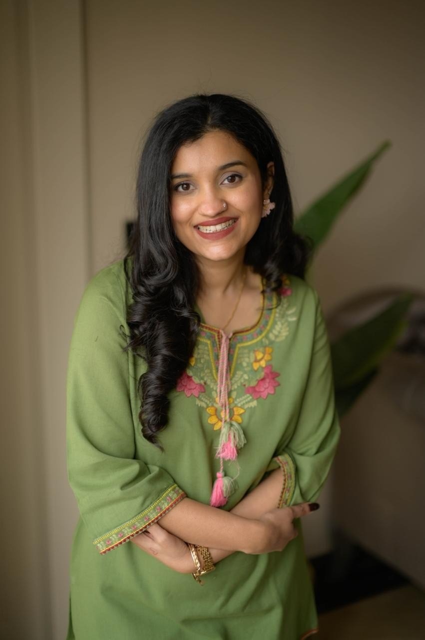 Green Embroidered Ethnic Co-ord Set with Tassels